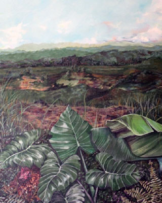 Obra de Arte Gallina Empollando