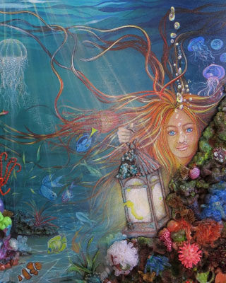Obra de Arte Niña del Mar