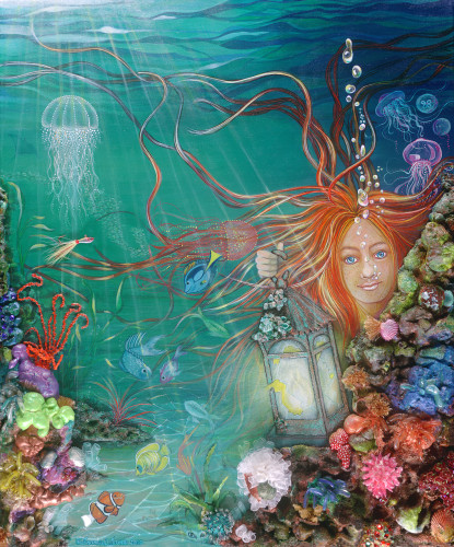Obra de Arte Niña del Mar